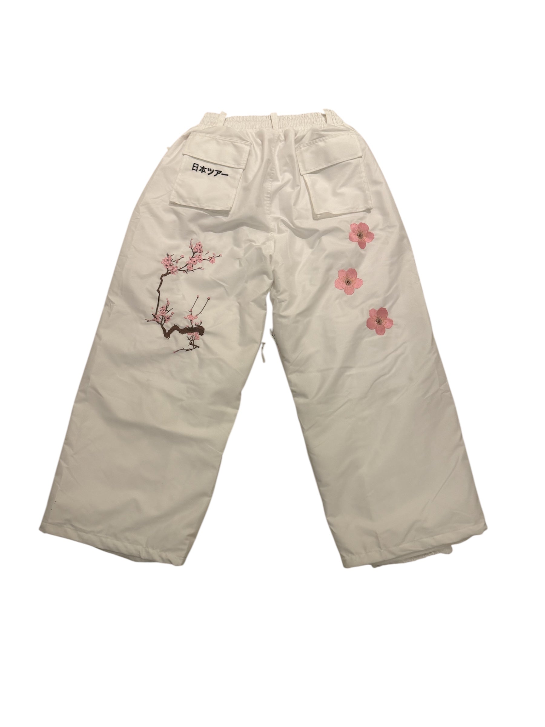Limited edition white japan tour ski pants