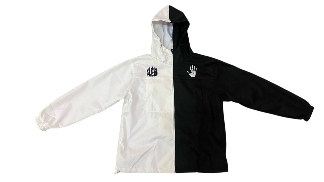 Black/White mix jacket