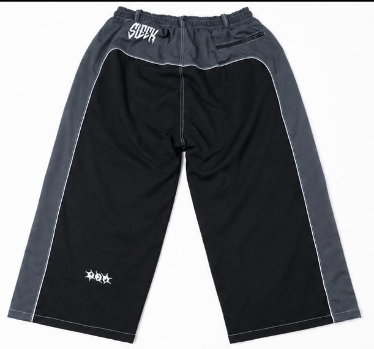 Black grey ski pants