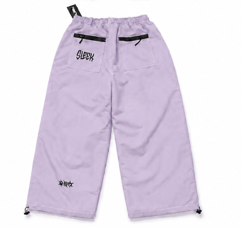 Purple ski pants
