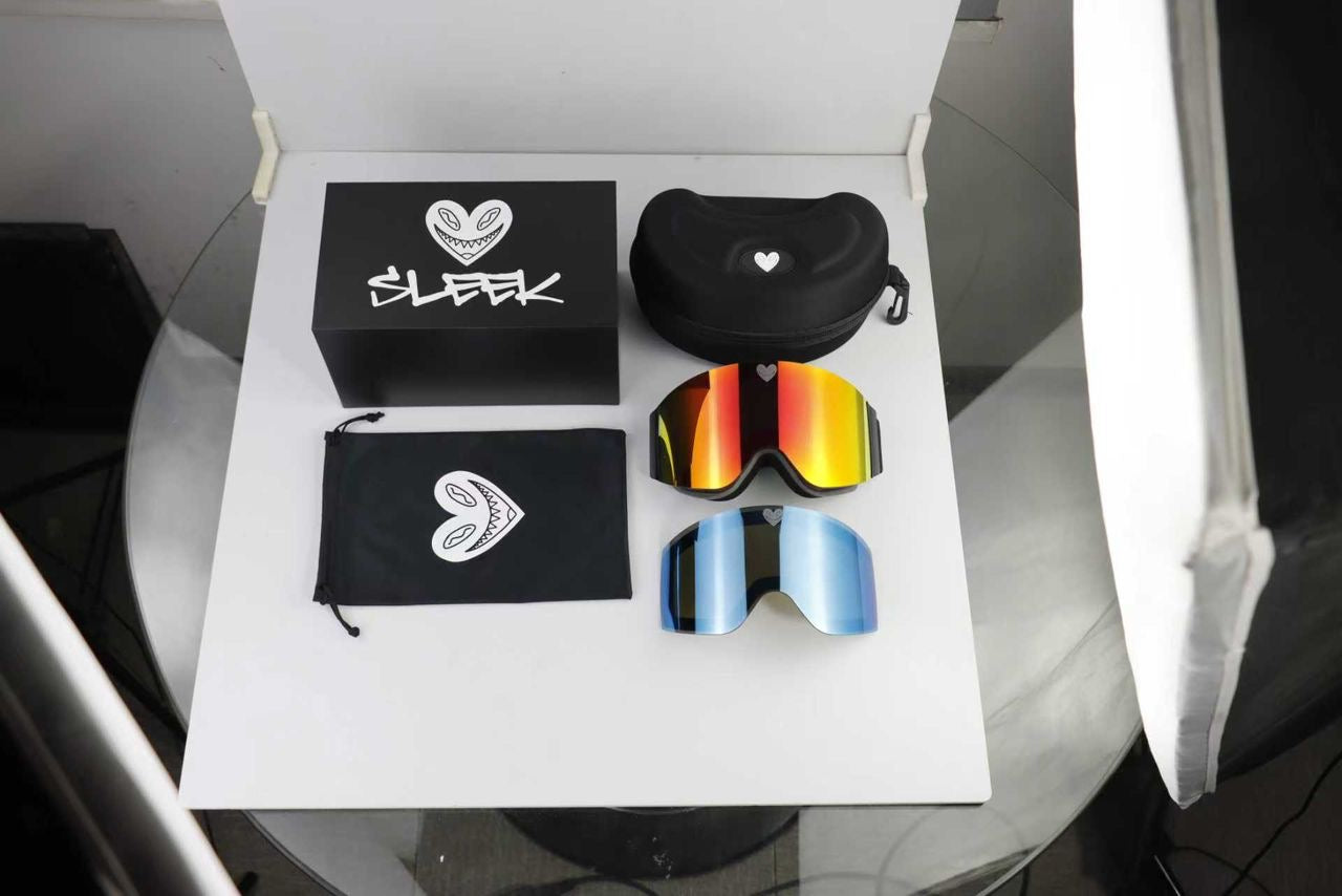 Ski goggles red-blue/preorder