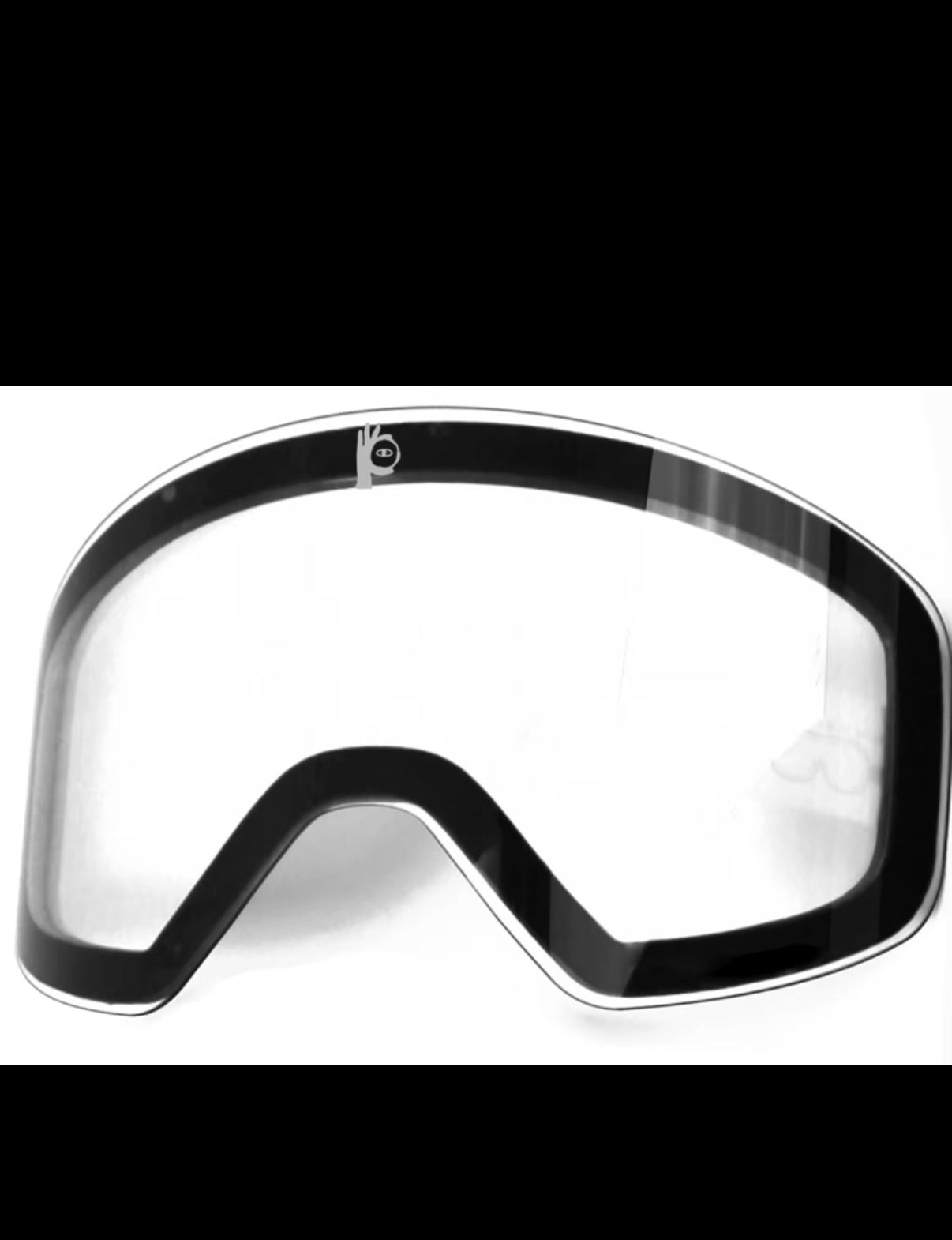 Sleek ski goggles