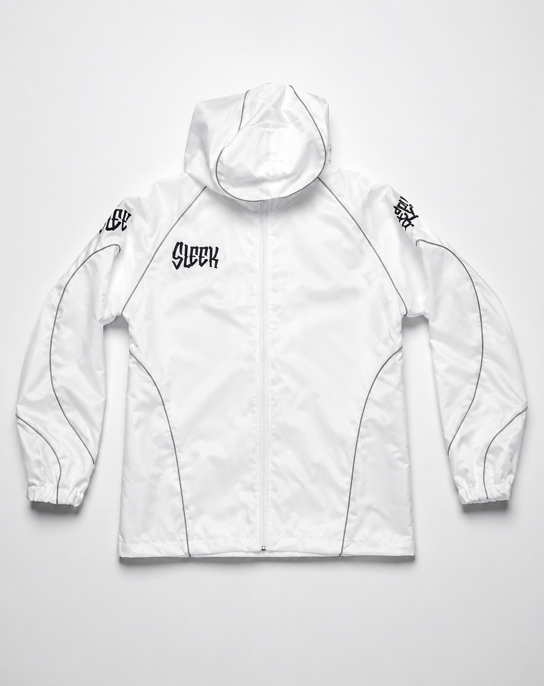White reflective jacket